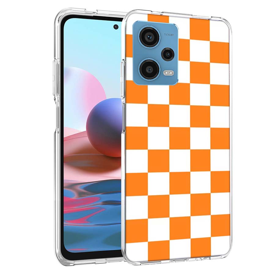 Ретро Классическая Шахматная Доска Клетка Чехол для Телефона Для Redmi Note 13 12 14 15 Pro Plus 13R 11 11T 11E 11S 10 Pro 10S 9 9S Чехол Клеточный Прозрачный