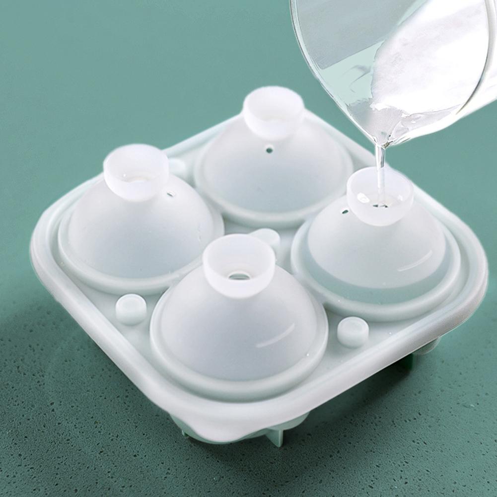 3D Роза Формы для льда Большие лотки для кубиков льда Сделайте 4 гигантских милых формы цветка