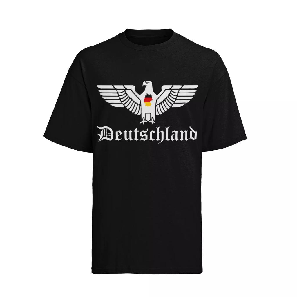 Let Germany Become A Great Adler I Love Germany Afd Men's T-shirt Cotton Summer New Men's and Women's T-shirt
