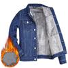 Plus Size S-5XL Fashion Denim Jacket Men Winter Wool Liner Mens Jackets Jeans Coats Male Outwear
