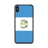 Coque iPhone - Guatemala - Drapeau - Souple - Multicolore - Modèle Vertical