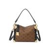 European & American Retro Monogram Crossbody Pillow Bag - Versatile Handbag for Women