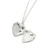 Heart Photo Necklace Silver Stainless Steel Love Frame Picture Pendant Necklace for Anniversary