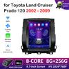 IPS Touch Screen for Toyota Land Cruiser Prado 120 2002 2003 2004 2005 - 2009 DSP Stereo Android Auto Wireless Carplay GPS Navi