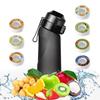 Air Water Bottle With 1pc Random Flavor Pods Plastic Cup Suitable for Outdoor Sports Portable Transparent With Straw Leak Proof