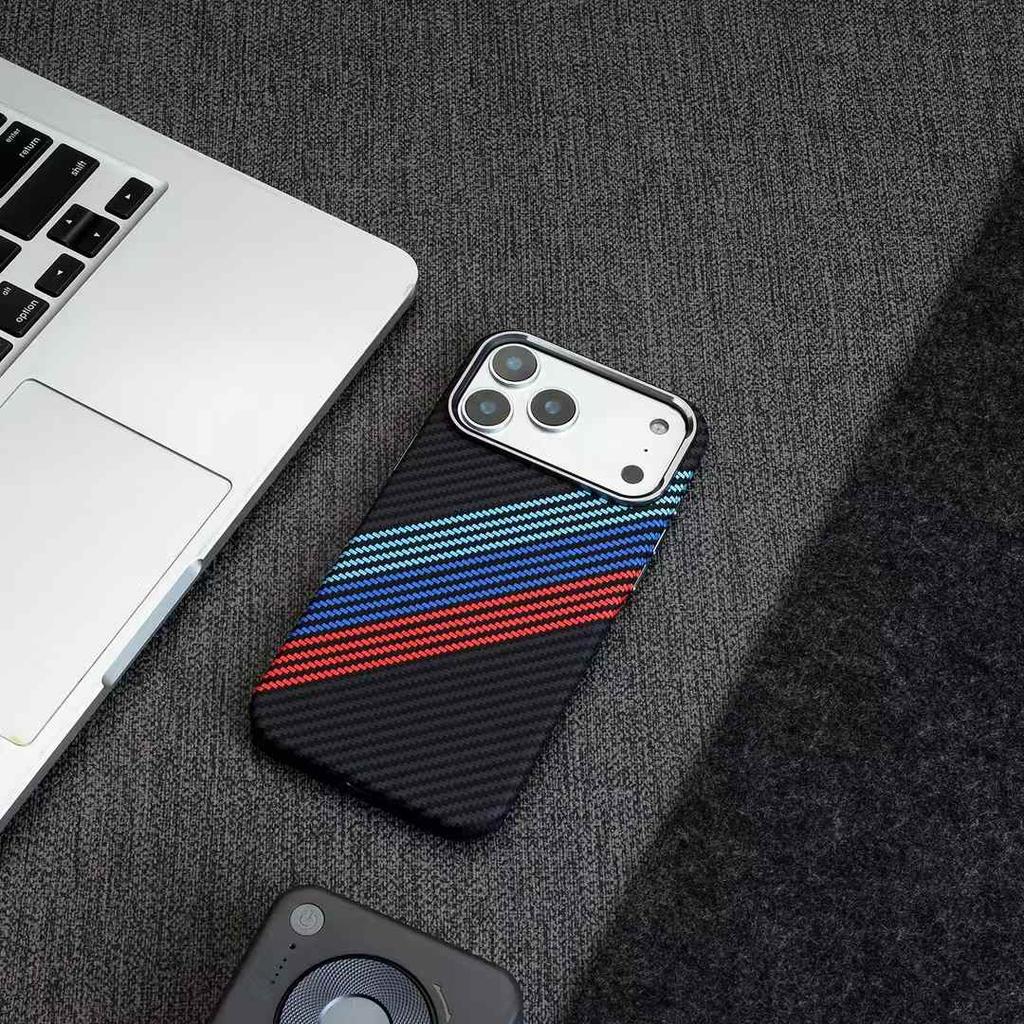 Роскошный магнитный чехол с текстурой карбона для iPhone 17 Pro Max Air 16 15 14 13 12 Pro, металлический ободок камеры, кнопка, противоударная крышка