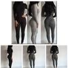 Casual Long Women Sleeve Turtleneck Bodycon Romper Jumpsuit Bodysuit Long Pants