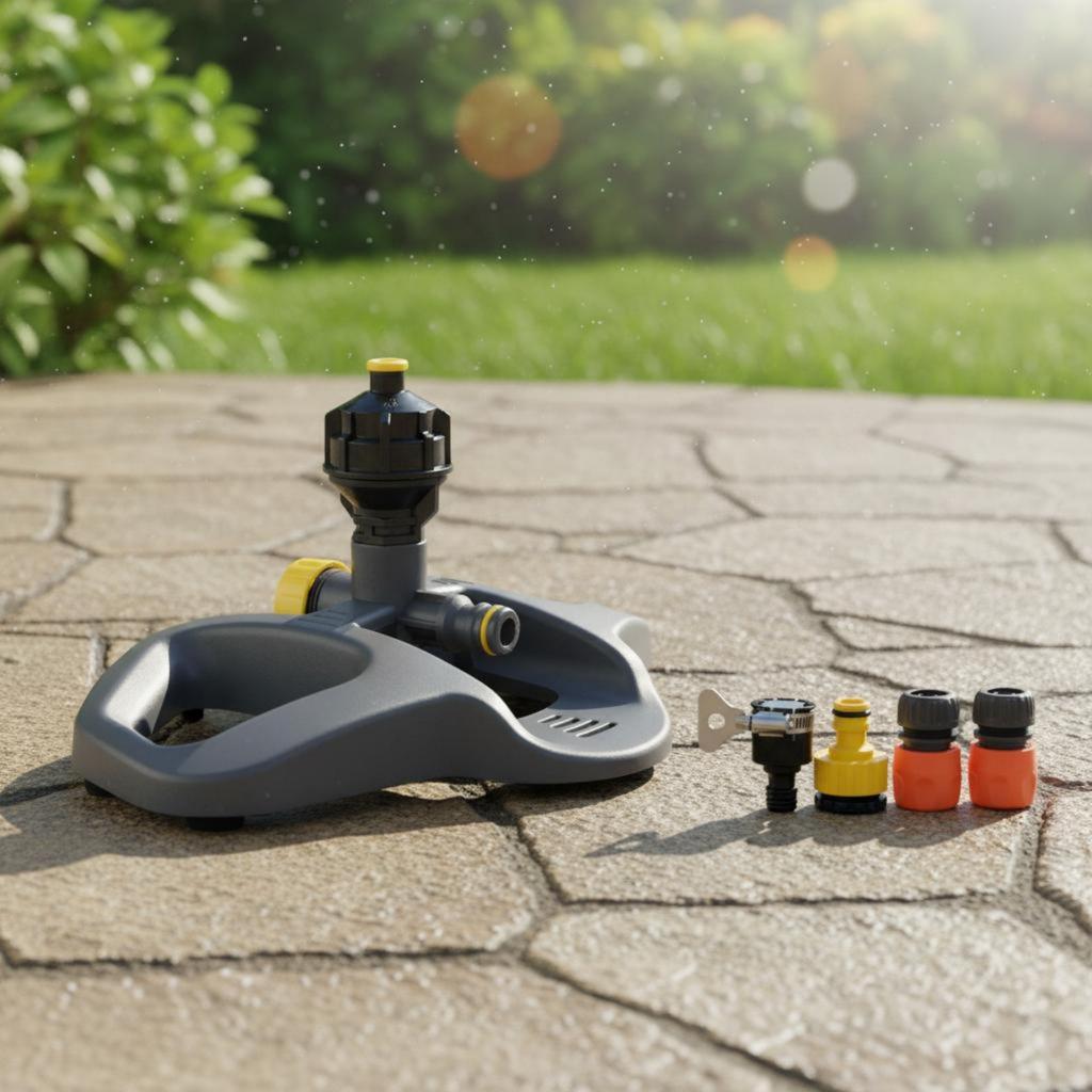 360-градусный вращающийся разбрызгиватель, широкий охват, автоматический садовый разбрызгиватель, распылительная головка, долговечный АБС-пластик, садоводство