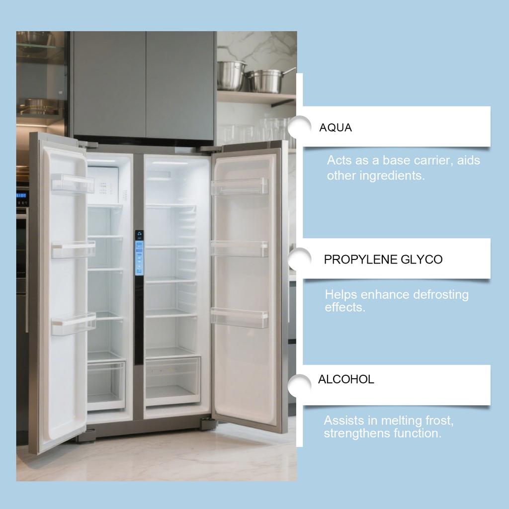 Разморозка холодильника Бытовая уборка Холодильник Морозильник Таяние снега и удаление льда Многоразовый антиобледенитель 120 мл