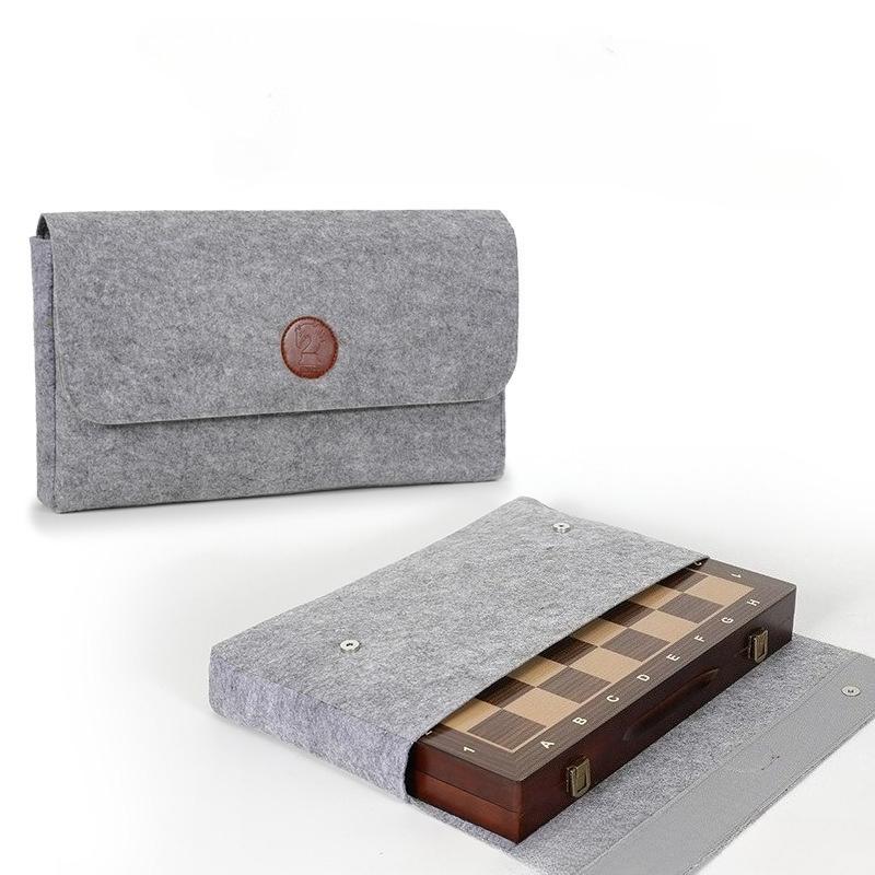 15 Inch Magnetic Chess Set Wooden Foldable Chess Board Game Large Table Games For Children Funny Family Table Games Nice Gifts