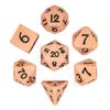 Cusdie Силиконовые кубики DND 7 шт. D4 D6 D8 D10 D% D12 D20 Мягкий эластичный набор полиэдрических кубиков для настольных ролевых игр D&D