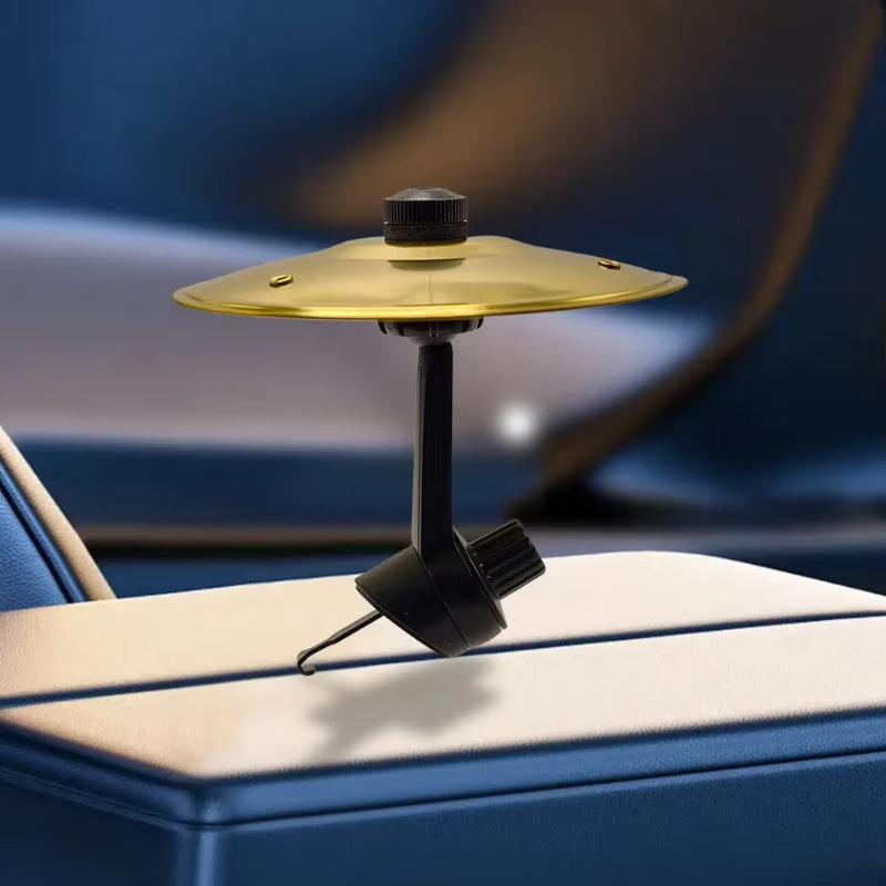 1/2 шт. автомобильный барабанчик для удара, вентиляционное отверстие, мини-барабан, автомобильный барабанчик, вентиляционное отверстие, автомобильные тарелки для стрельбы вручную, музыкальный инструмент для салона автомобиля