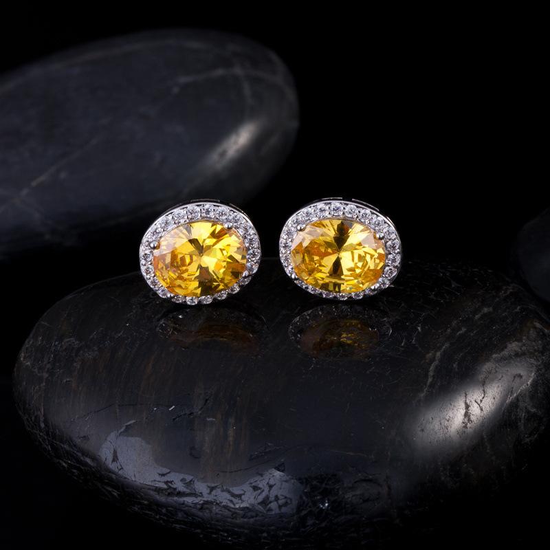 Микро серьги-пусеты, Серьги с цирконами, Высококлассные серьги, Серьги-пусеты с бриллиантами.