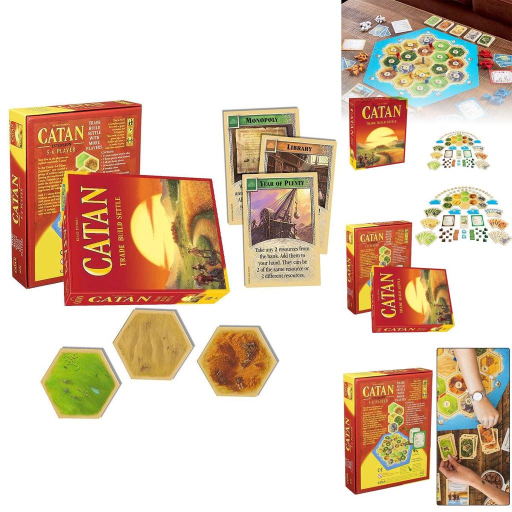 Настольная игра Desktop Catan Остров 35 Игроков Расширение Стол Карты Семейное Собрание