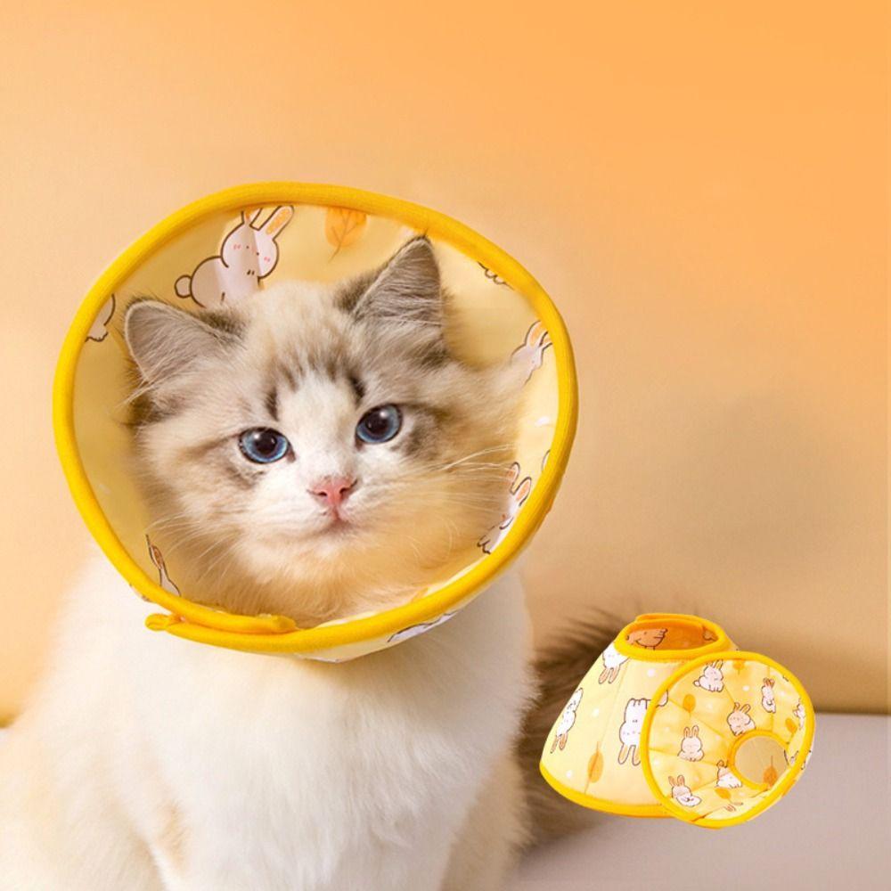 Cartoon Pet Elizabeth Collar Soft Pet Accessories New Cat Protection Collar Cat