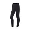 Simple Versatile Solid Color Straight Leg Fitness Mid Waist Sports Pants Women Bottoms Black AULV048-3