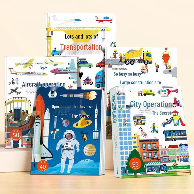 3D Pop-up Book: Vehicles, Airplanes, Space & Construction - Birthday Gift for Kids