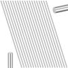 2Pcs 5/6/8mm Diameter 304 Stainless Steel Rod/Stainless Steel Pipe 20mm Solids Round Shaft Rod Bars for DIY Knife Screw