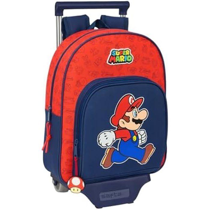 Sac À Dos - SAFTA - SUPER MARIO TRICK - Avec Chariot - Confortable - Pour Enfants