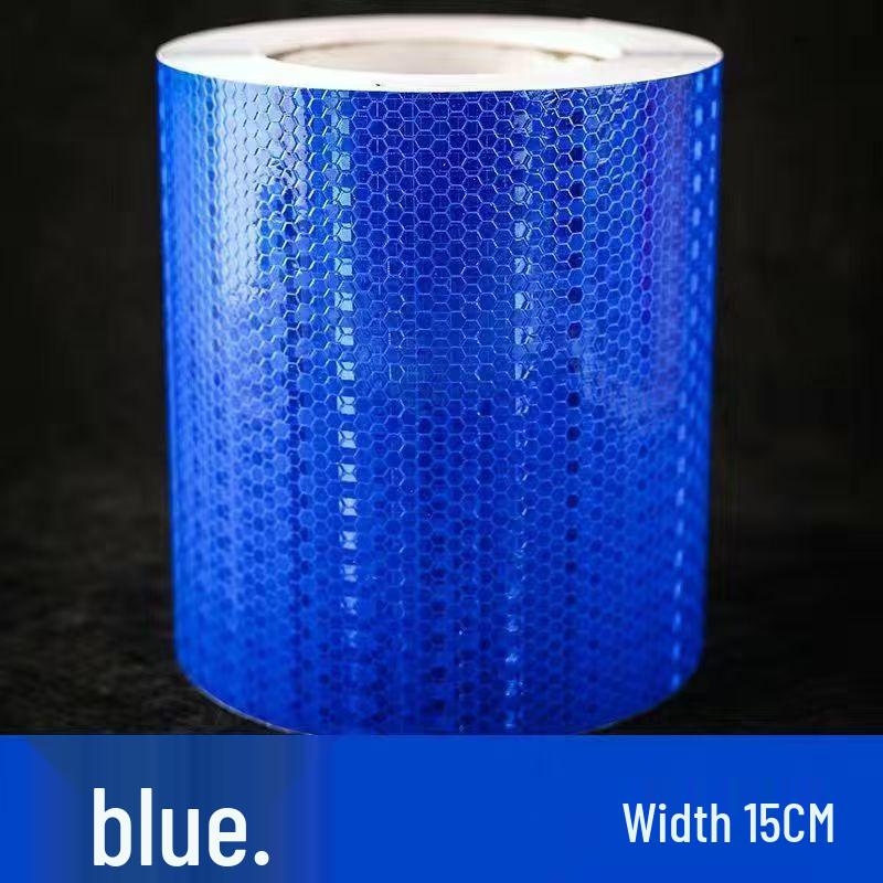 Флуоресцентная светоотражающая защитная лента: Ширина 5 см, 10 см, 15 см для ночного движения, предупреждение о столкновении