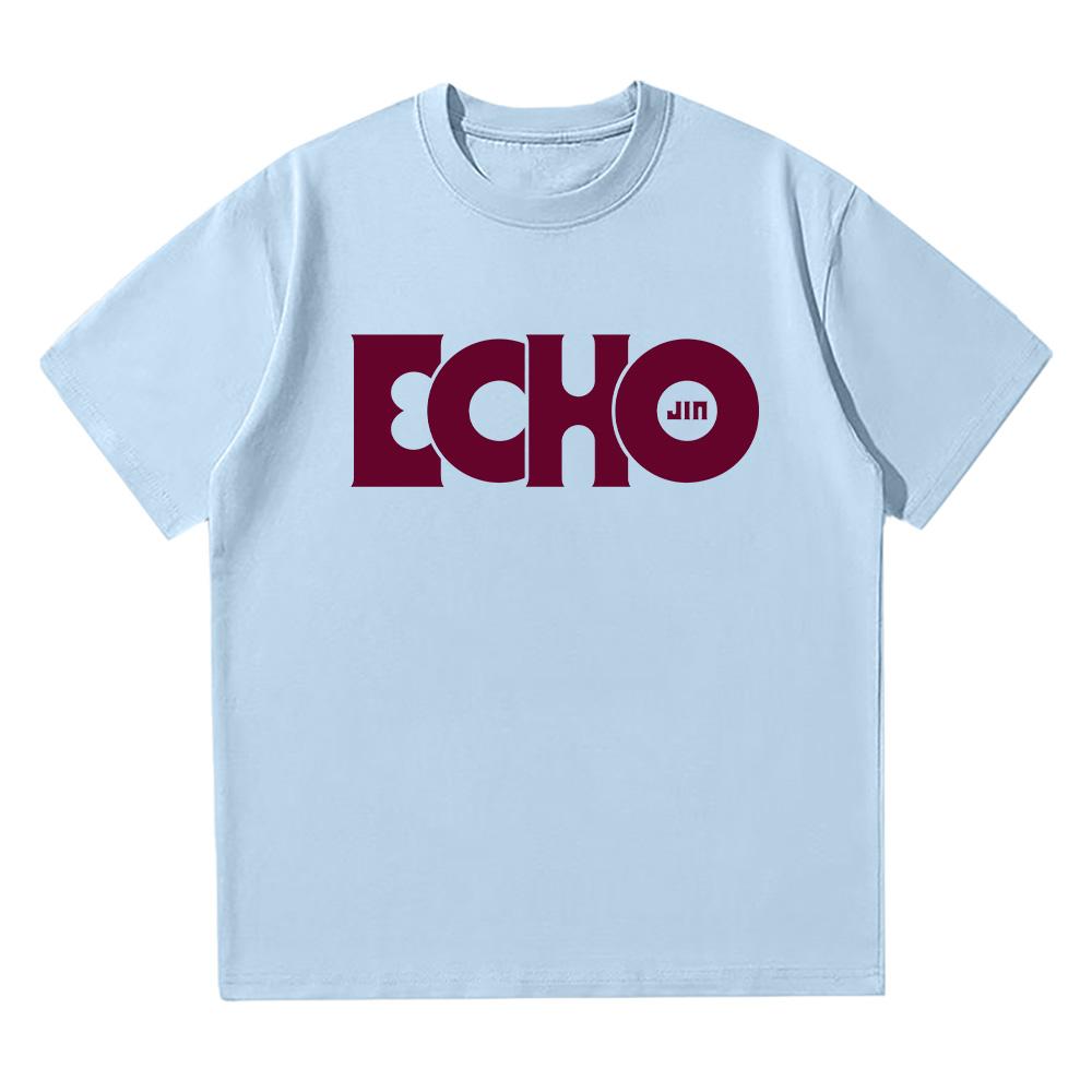 Jin Echo Solo Album T-shirt Fashion Men/Womne New Album 2025 Y2K T-Shirt Unisex High Quality Vintage Cool Cotton Tee Korean Kpop