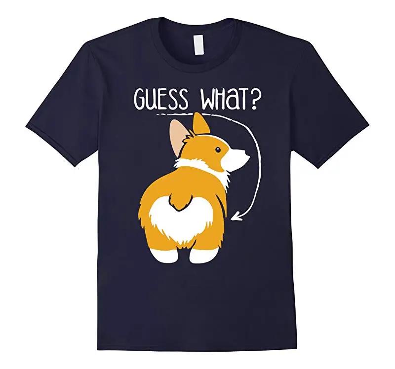Funny Corgi Butt Dog Dog Lovers Gift Mens T Shirt New 100 Cotton Short Sleeve ONeck Tshirt Casual Unisex Top