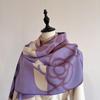 Womens New Scarf, Double-Use Neck Warmer and Wrap, Warm Autumn and Spring Cape