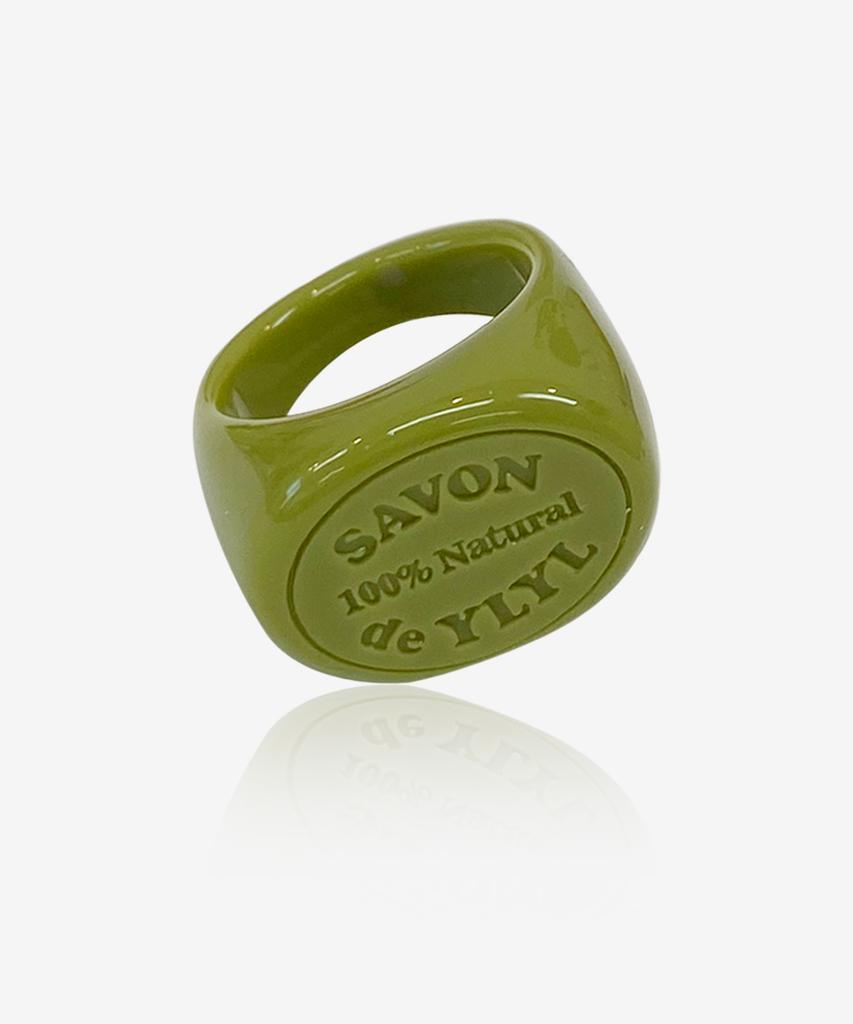 Кольцо Ylyl Savon, Оливковое