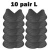10 пар противосминающихся удлинителей для обуви, аксессуары для носков, комплект защитных кроссовок, пенопласт, сохраняющий форму, спортивная обувь, защита, уход