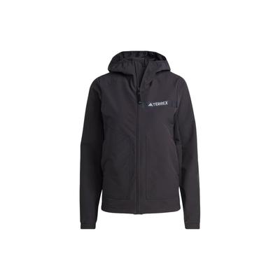 Многослойная куртка Soft Shell с твердым логотипом, спортивная куртка Soft Shell для активного отдыха, женская куртка черного цвета HZ4427