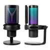 Microphone GM7 Computer Mobile Phone Universal Colorful RGB Lamp E-Sports Live Stream Microphone One-Click Mute