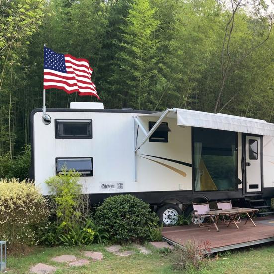 Крепление для флага автофургона, основание для флагштока автофургона, установка без повреждений, крепление для флагштока из алюминиевого сплава, универсальное основание для флагштока на открытом воздухе