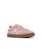 Кроссовки Fitflop Dash из замши - Теплый розовый/Городской белый (Ft61K2N127)