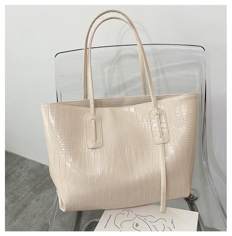 Женская простая универсальная сумка-тоут: Вместительная наплечная сумка, модная сумочка 2020 года.