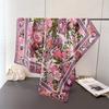 Korean Style Luxury Printed Large Square Scarf For Women