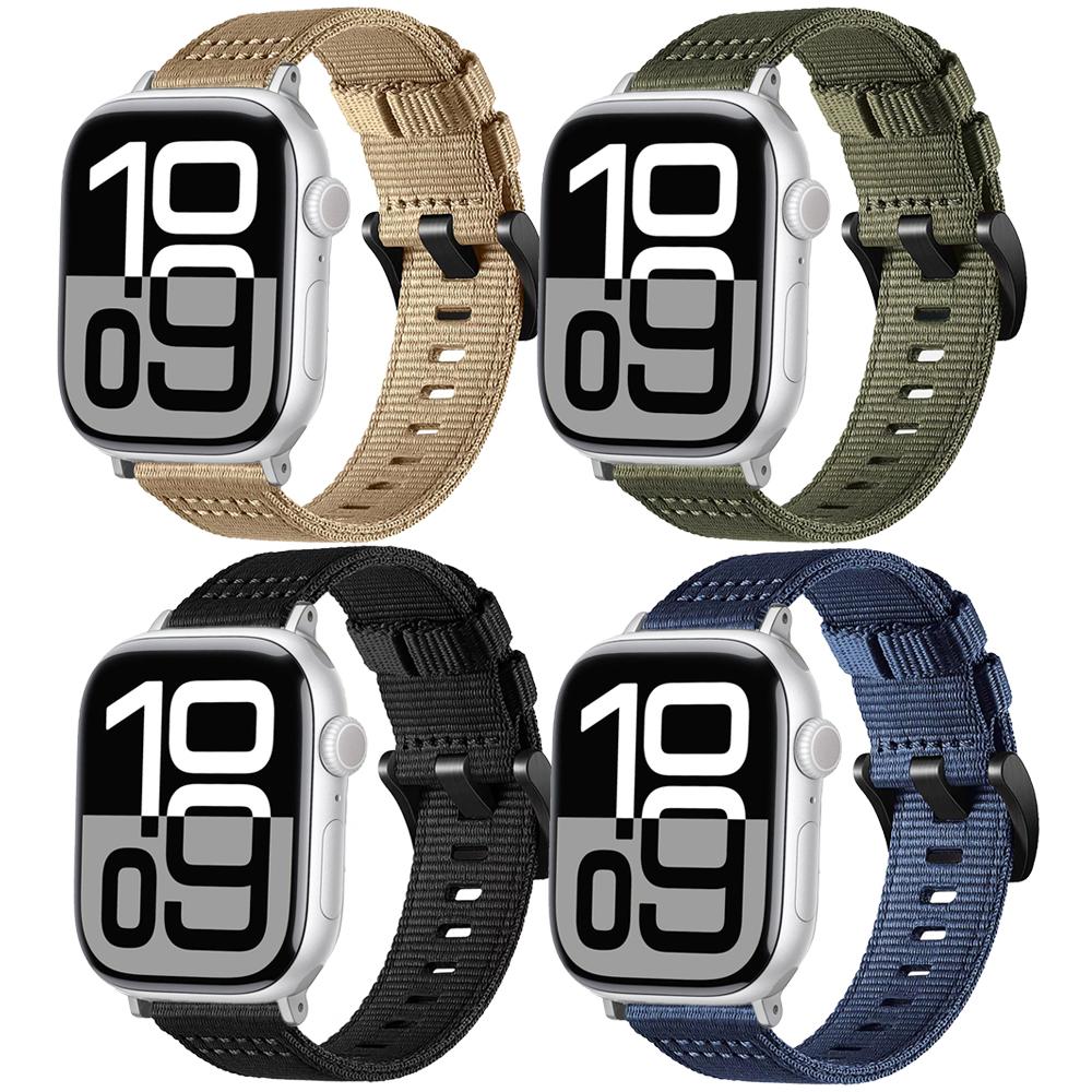 Для ремешков Apple Watch 45 мм 46 мм Ultra2 3 49 мм 42 мм iwatch Ремешок S11 46 мм Нейлоновый холщовый браслет correa Серия 11 10 9 8 7 6 11 SE