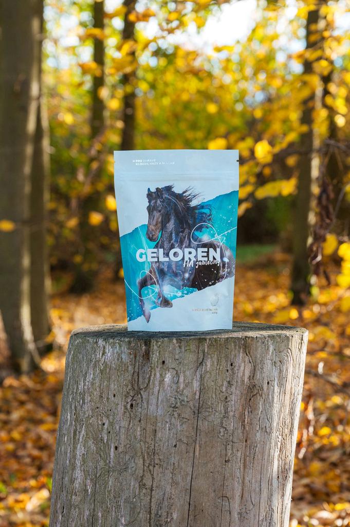 Geloren Horse Ha 450G - Mieszanka Uzupełniająca, Żelki Dla Koni Na Stawy Kolagen 60 Szt.