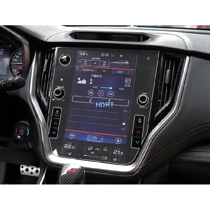 Tempered GLass Screen Protector Interiors film For Subaru Outback Car Styling radio gps navigation screen protector
