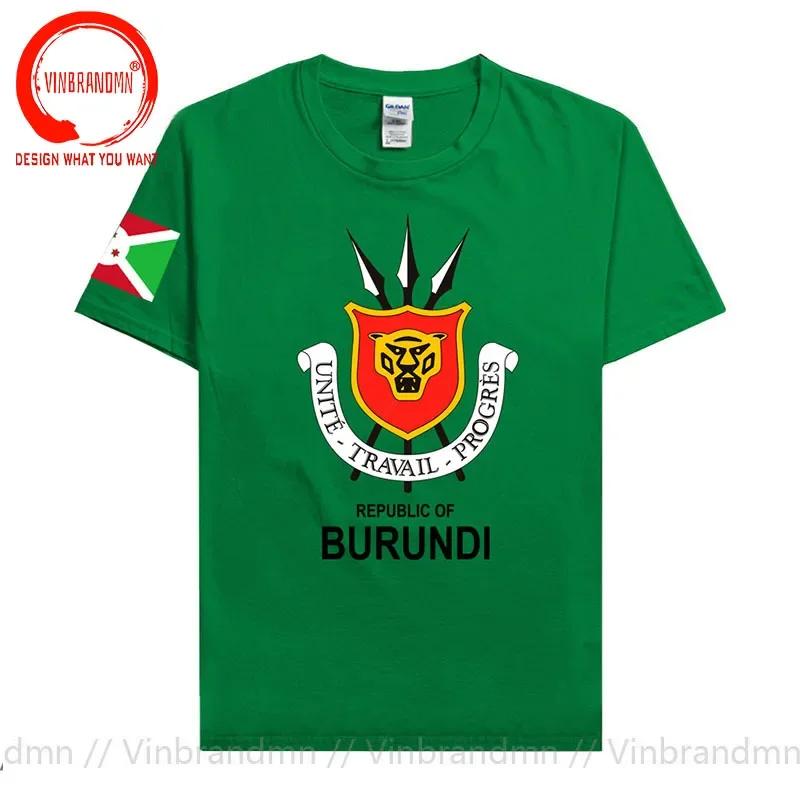 Burundi Burundian T Shirt New Jerseys Nation Team Tshirt Coat Of Arm Tshirt Gyms Clothing Top Country Fashion Sporting Bdi Tees