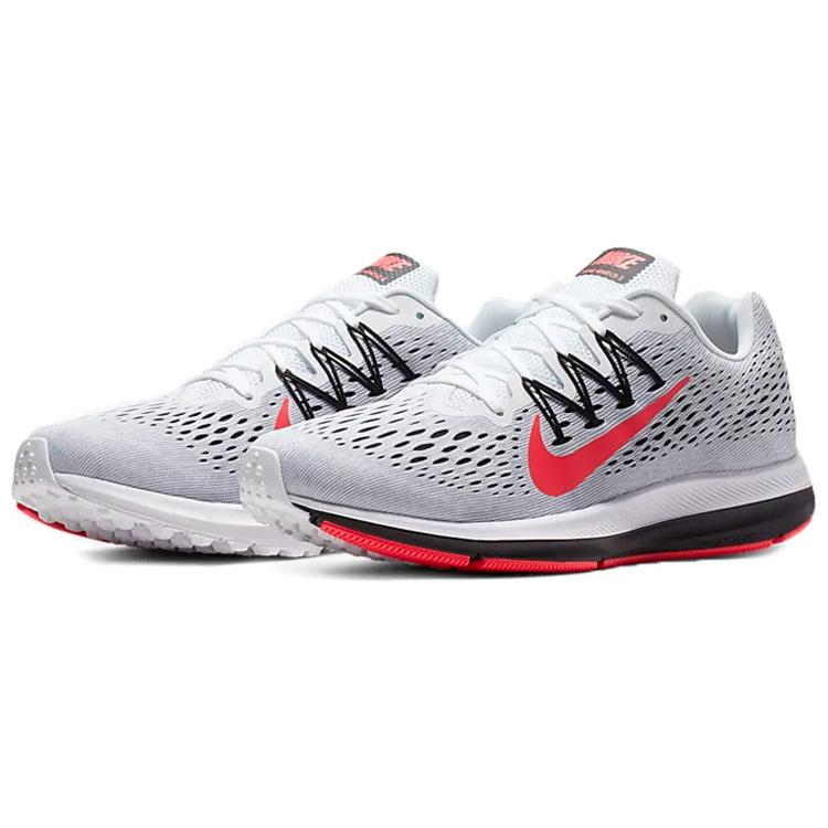 Nike Zoom Winflo 5 'Red Orbit' (Unisex) White / Red Orbit-Pure Platinum Running Shoes AA7406 101