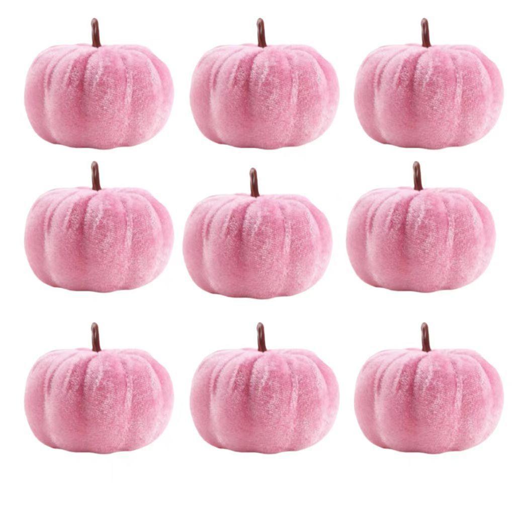 3 шт. Бархатное украшение в виде тыквы Искусственные тыквы для Хэллоуина Рождества Дня благодарения Украшение для дома и улицы