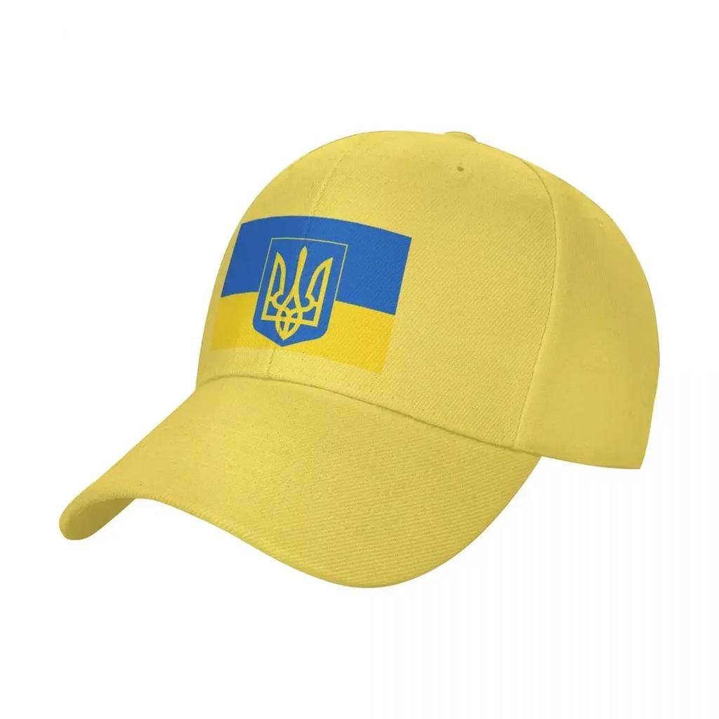 ФЛАГ УКРАИНЫ и ГЕРБ Бейсболка Военная кепка Мужская Новая шляпа Кепка для гольфа Шляпа Люксовый бренд Женская Пляжная Распродажа Мужская