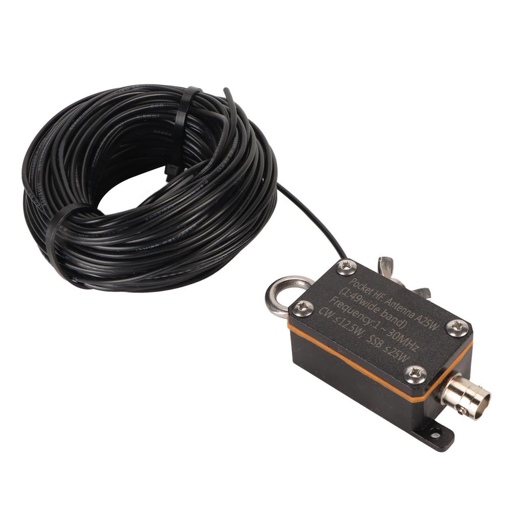 Portable HF End Fed Antenna 1‑30MHZ FE8 CW SSB 1:49 Balun Short Wave Pocket End Fed Radio Antenna Or Outdoor
