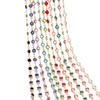 Zircon Chain DIY Bracelet Necklace Making Rhinestone Jewelry Chain Shiny Copper Chain for Craft Supplies