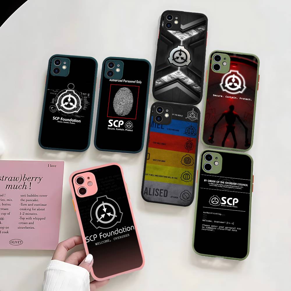 Популярный Sci-Fi Foundation Scp F-Foundation Силиконовый Чехол Для IPhone 16 15 14 13 12 11 Pro Max Plus X XS MAX Ударопрочный Матовый