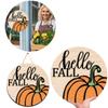 Autumn Decorative Doorplate, Wooden Hanging Doorplate, Suitable For Home Front Door Wall Decoration