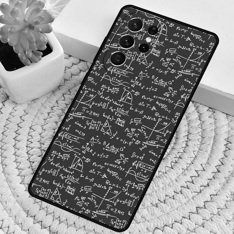 Забавный чехол для телефона с символами Математики, Науки, Физики для Samsung Galaxy note 10 pro S26 Ultra S23 S24 FE S25 S21 S22 PLUS