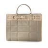 Nylon Quilted X Crocodile Embossed Cowhide A4 Tote Bag [Perche] 2-Way