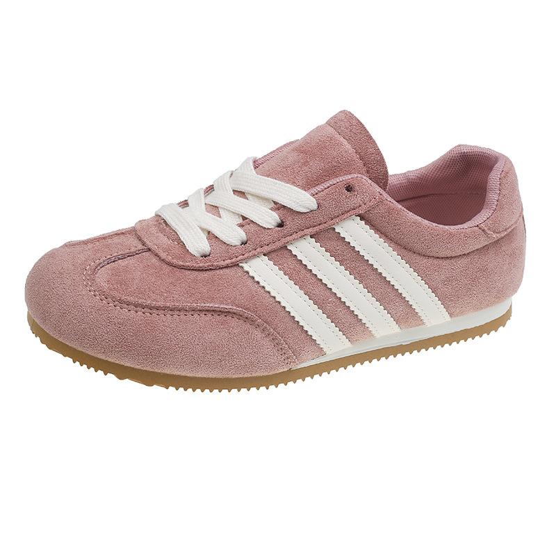 Кожаные немецкие кроссовки женские 2025 новые весенне-летние туфли на плоской подошве Forrest Gump женская обувь универсальная спортивная и для отдыха