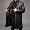 Зимняя новая одежда One Clothes Three Wear кожаная куртка мужская Nano Mink Take-off Liner длинная утолщенная кожаная куртка мужская